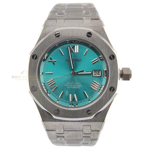 Seiko Royal Oak Tiffany Blue Roman Dial Mod