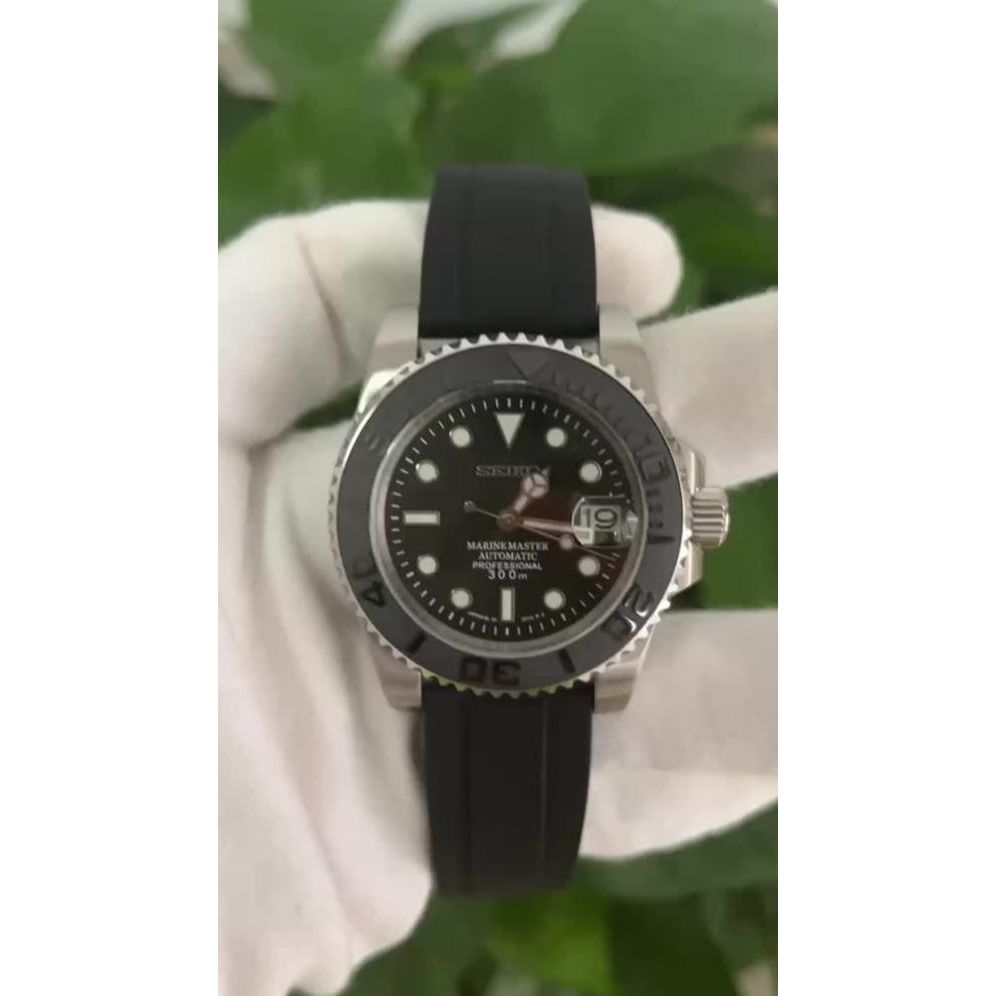 Seiko Sub MarineMaster Black Dial Mod